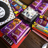 TWO LAYER CHOCOLATE EXPLOSION BOX WITH PHOTO STRING